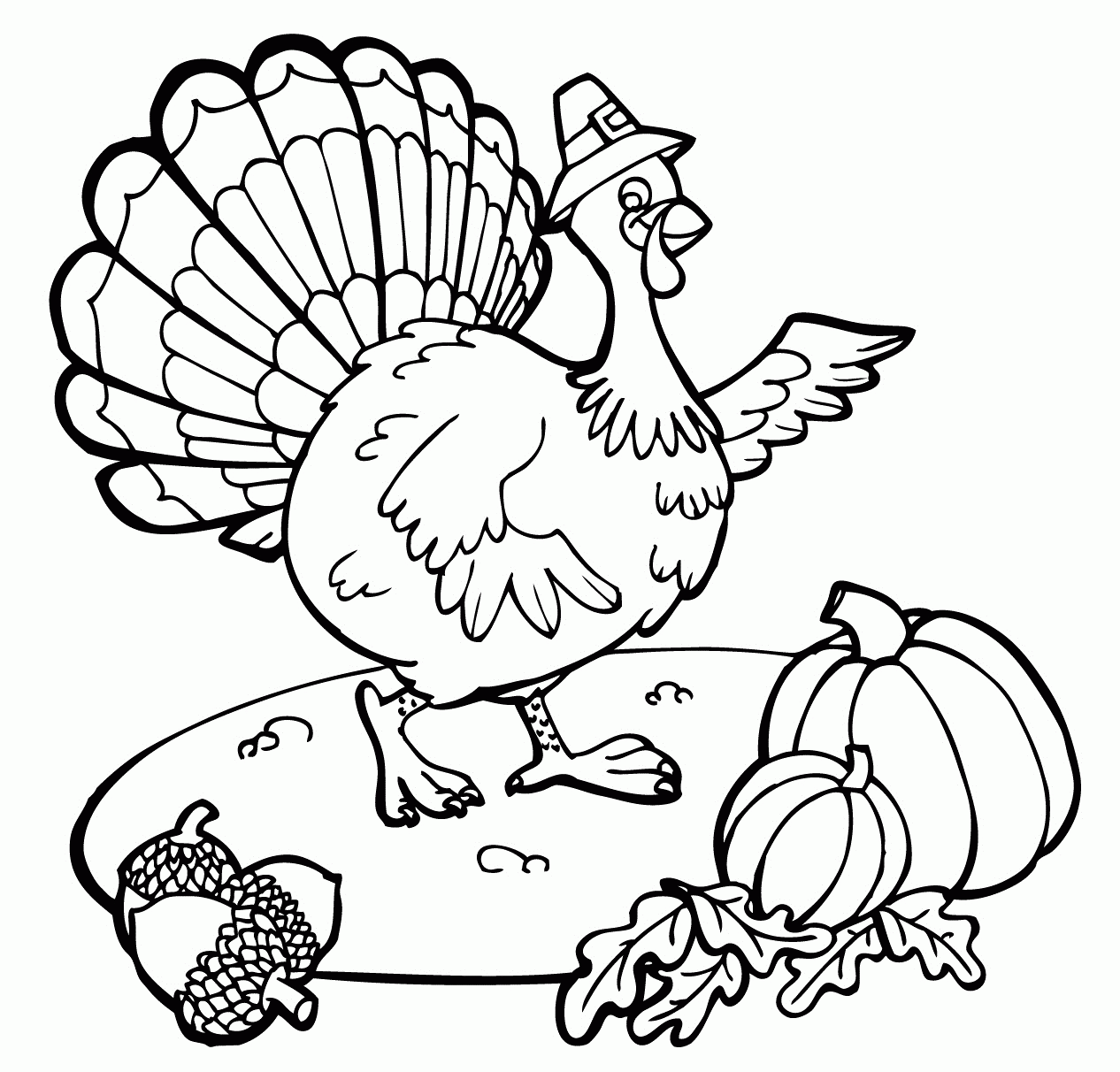 Free Printable Thanksgiving Coloring Pages For Kids - Coloring pages