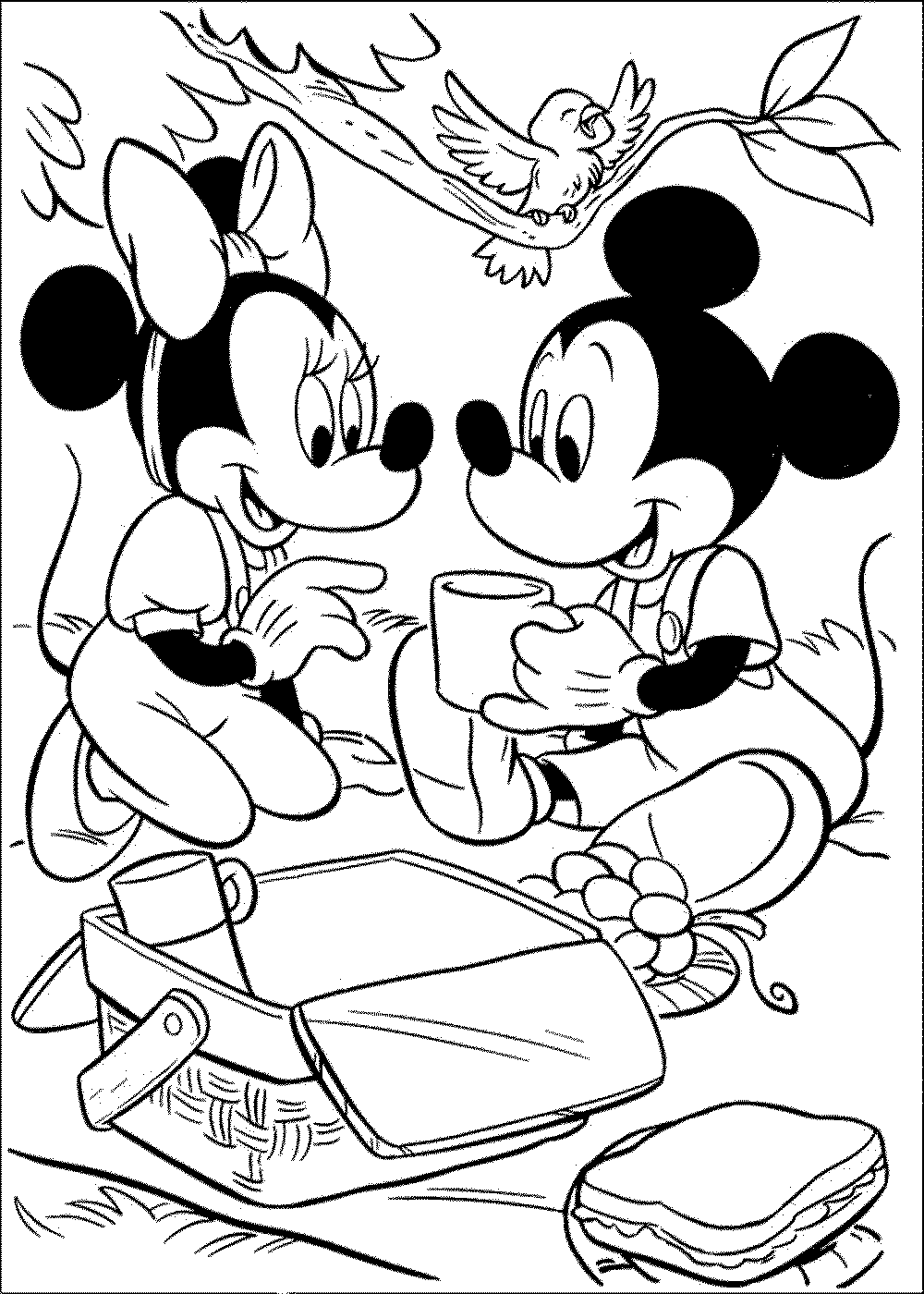 free printable minnie mouse coloring pages - Printable Kids ...