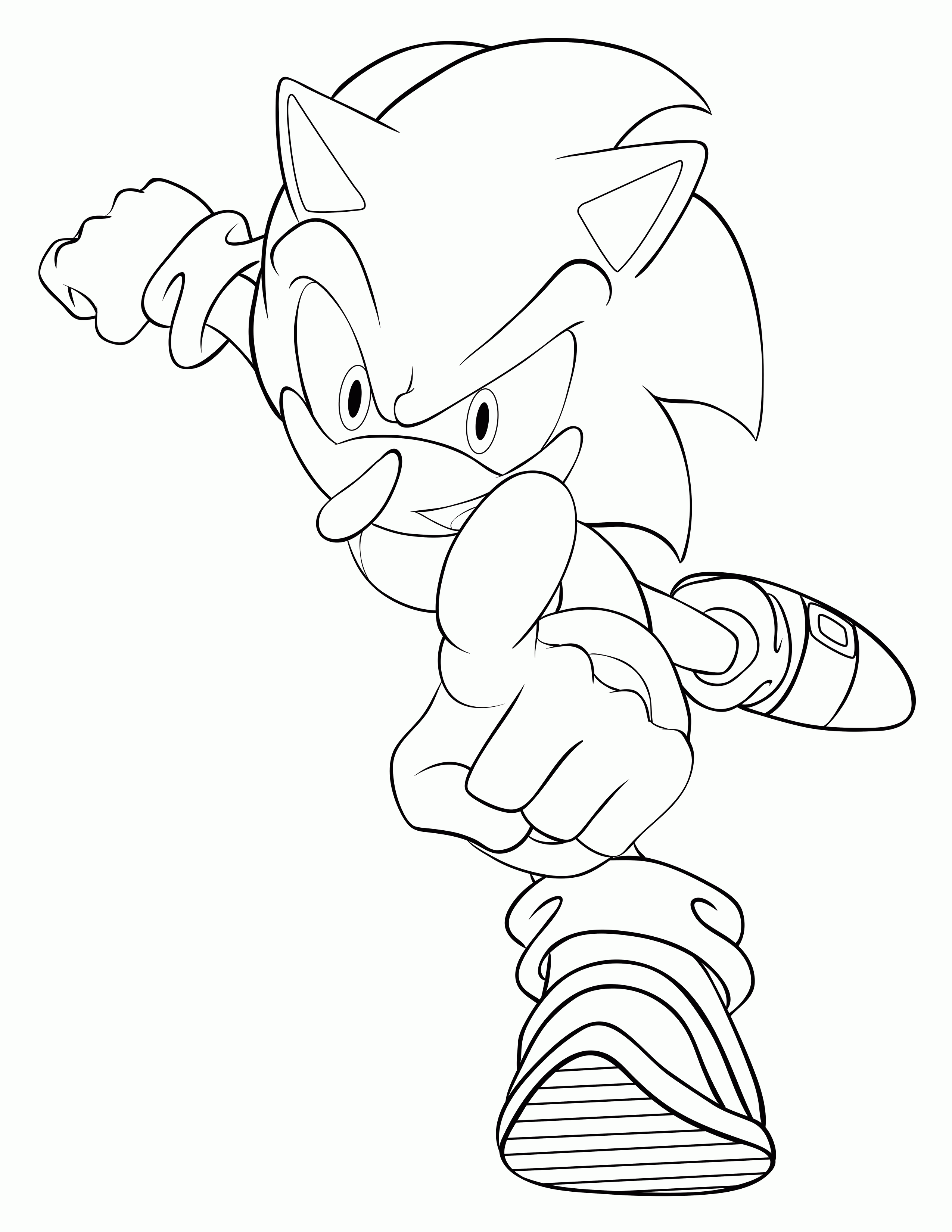 coloring page 1 - Sonic the Hedgehog (1) by Xaolin26 on DeviantArt