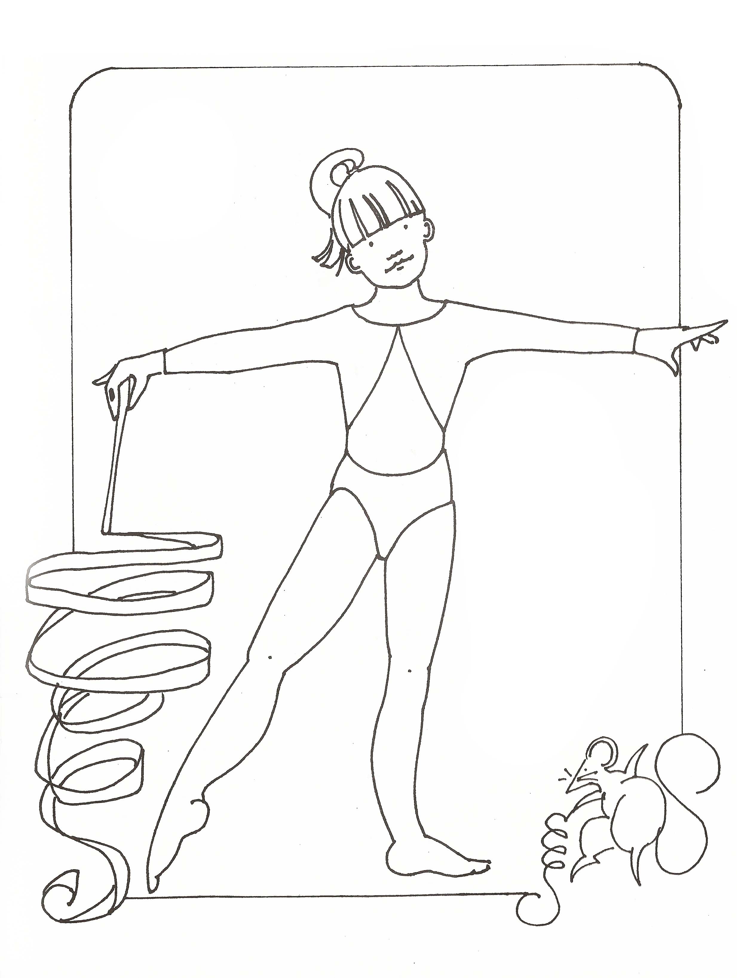 Barbie Gymnastic Coloring Pages For Girls - Coloring Pages For All ...