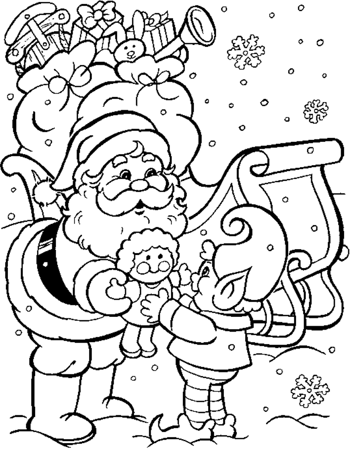 Free Printable Christmas Color Pages | Free Coloring Pages