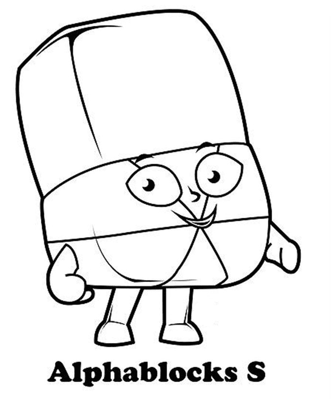 Alphablocks S for Kid Coloring Pages - Alphablocks Coloring Pages - Coloring  Pages For Kids And Adults