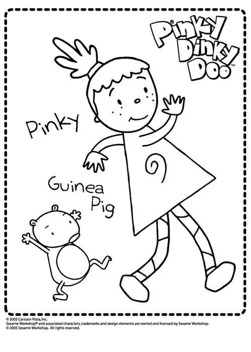 Pinky Dinky Doo Coloring Page