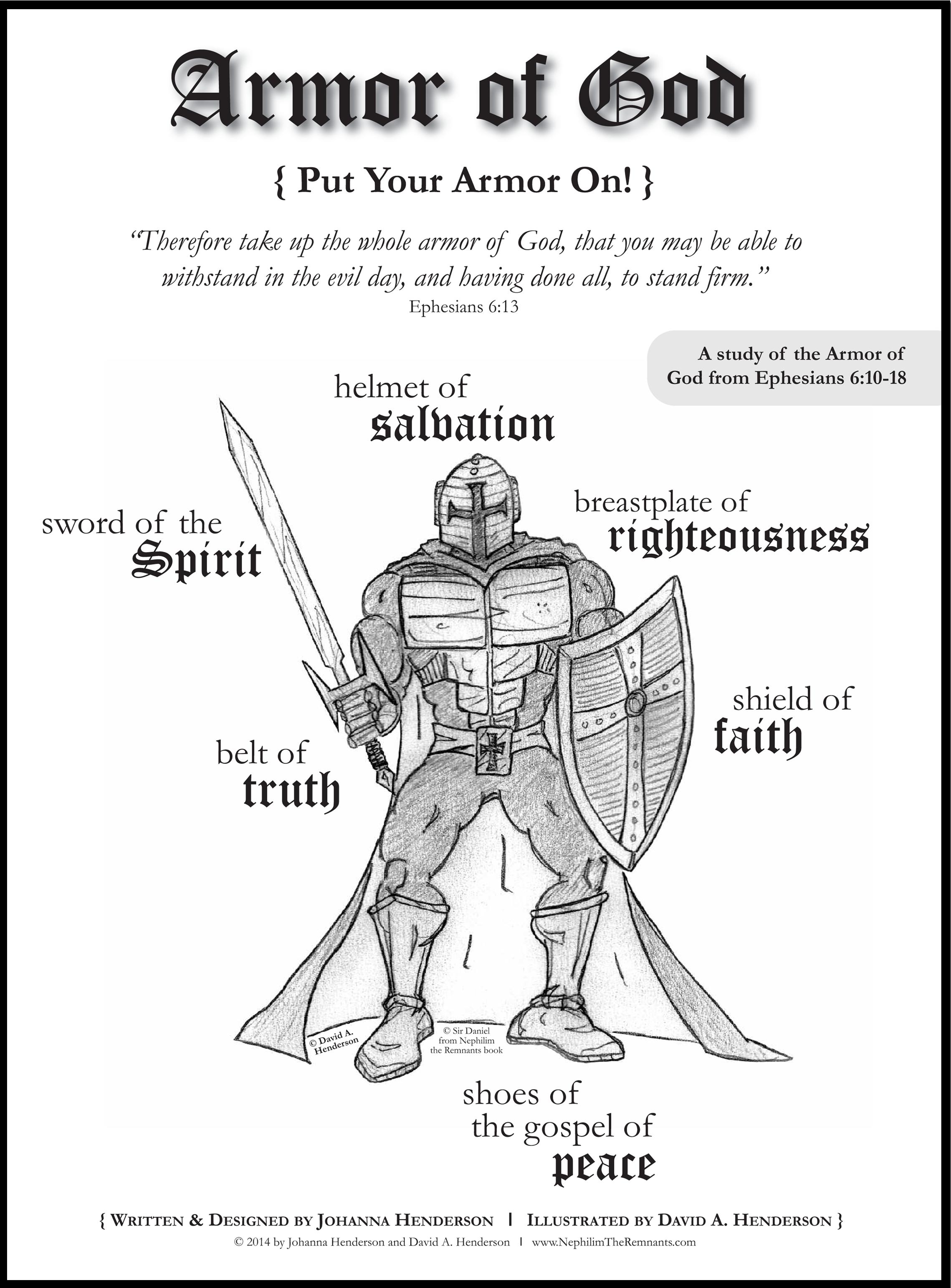 Free Printable Armor Of God Coloring Pages - Coloring pages