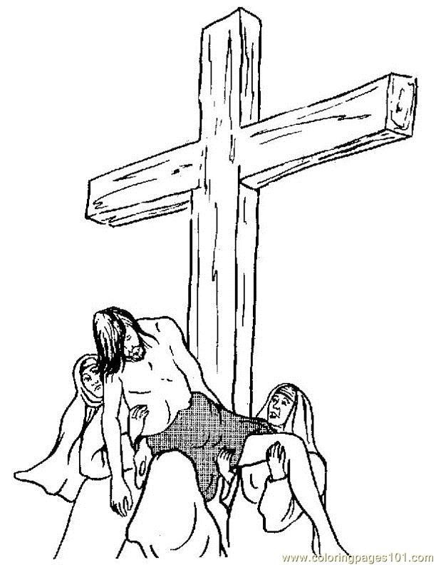 Coloring Pages 001 Jesus 11 (Other > Religions) - free printable 