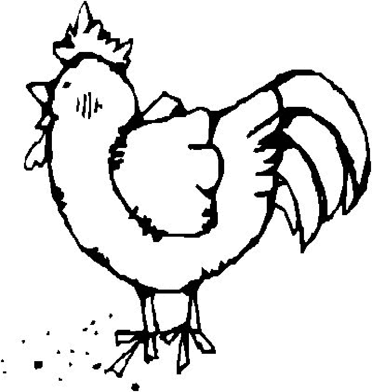 Chicken | Free Printable Coloring Pages 
