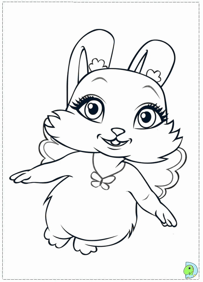 Baribie Mariposa Coloring page