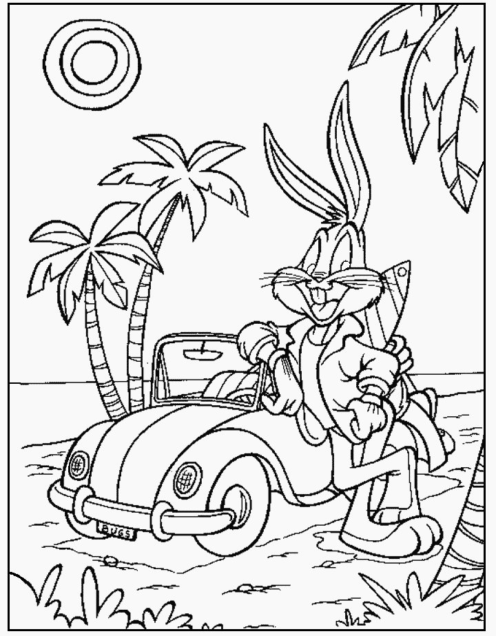bugs bunny coloring pages