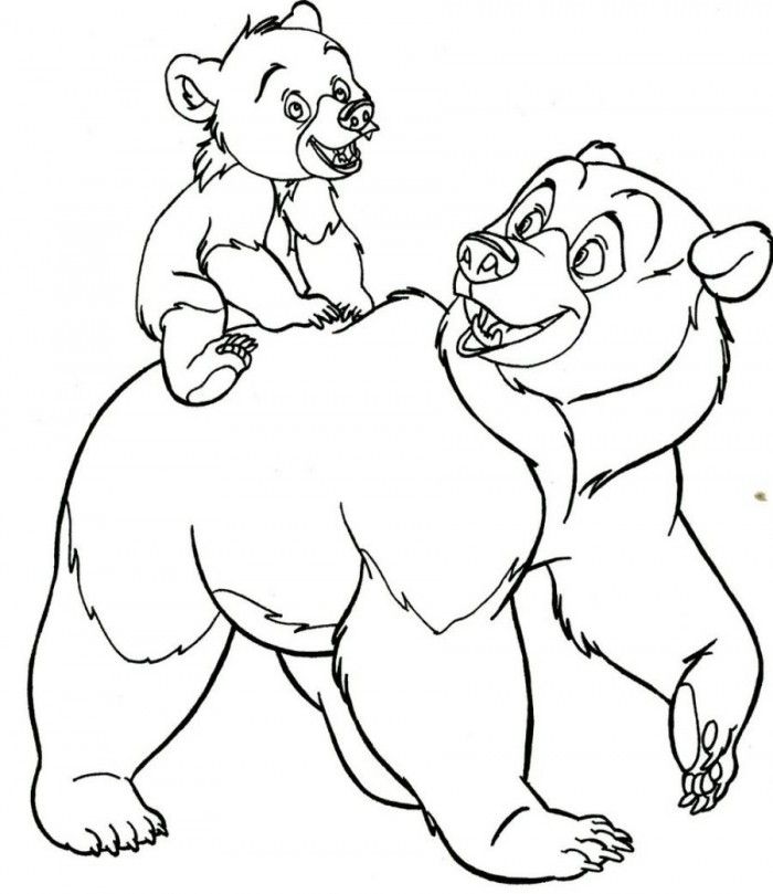 Brother Bear Coloring Pages Disney