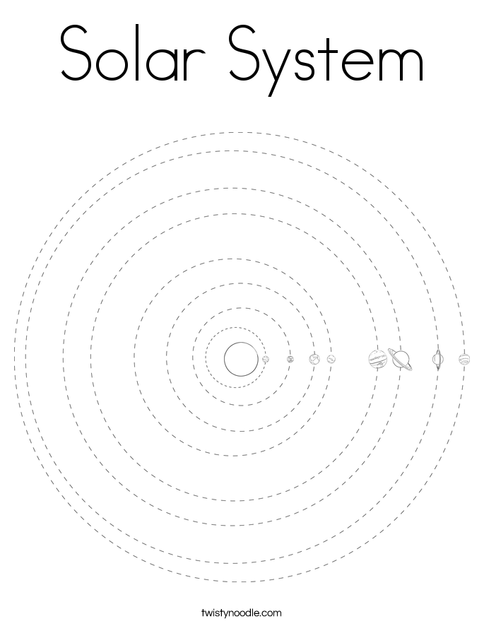 Free Solar System Coloring Pages - Coloring Nation