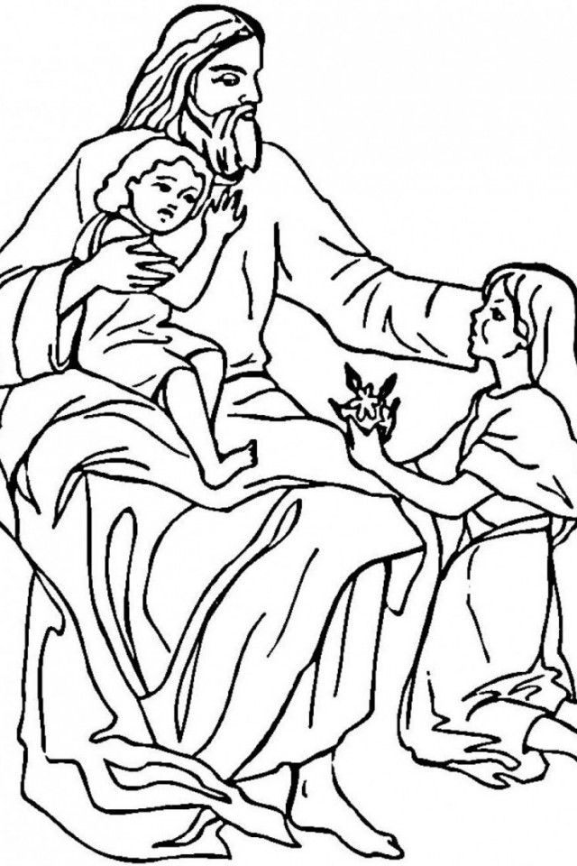 Baby Jesus Coloring Pages For Kids | download free printable 