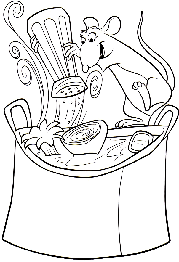 Ratatouille Coloring Pages | Coloring Page HQ