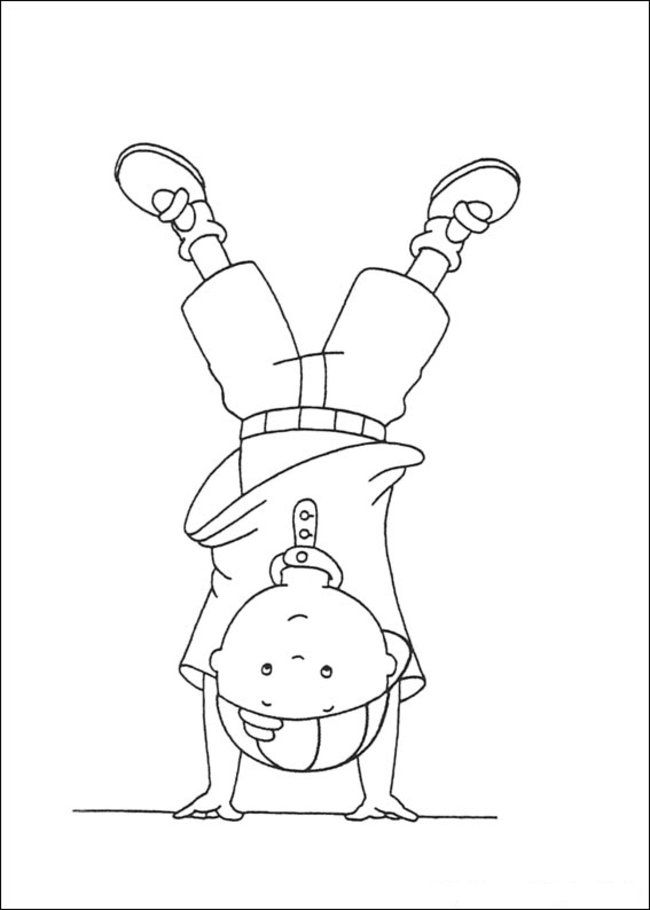 Caillou Coloring Pages Online - Picture 8 – Free Printable Caillou 