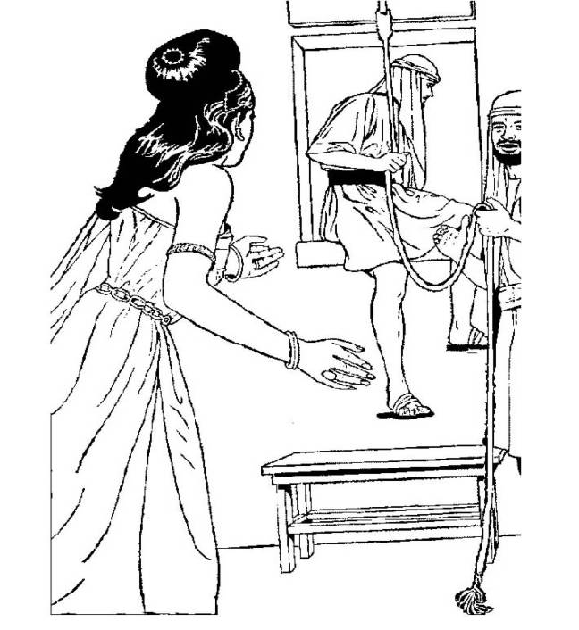 Rahab And The Spies Fo Coloring Page