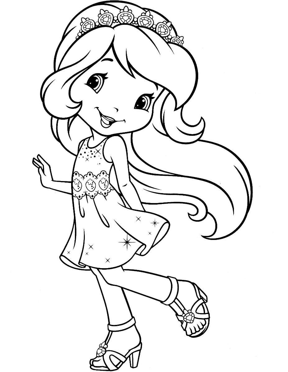 Strawberry Shortcake And Friends Coloring Pages : Strawberry ...