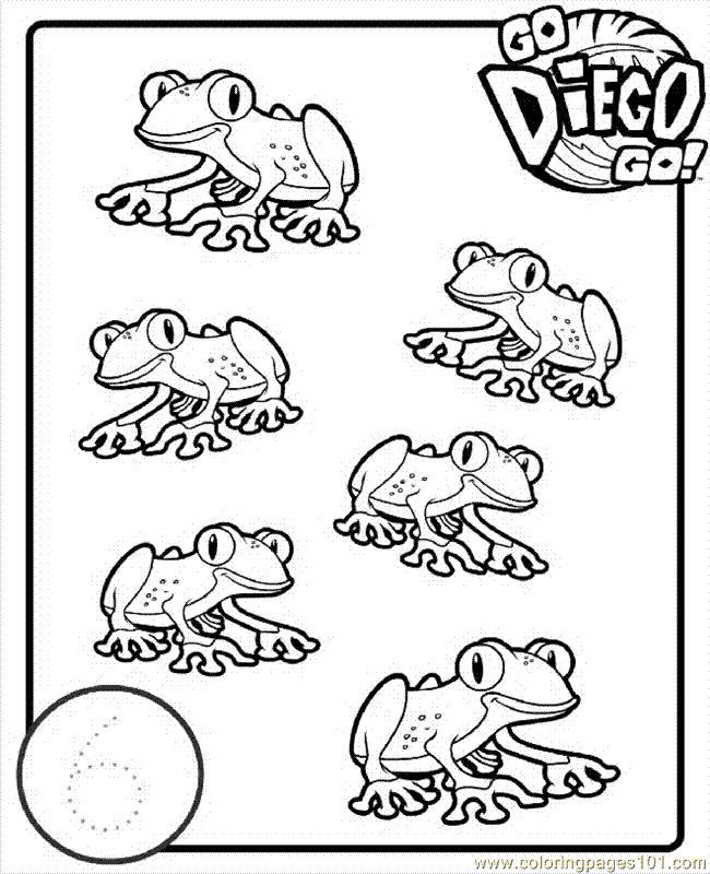 Diego 14 Coloring Page - Free Go, Diego, Go! Coloring Pages ...