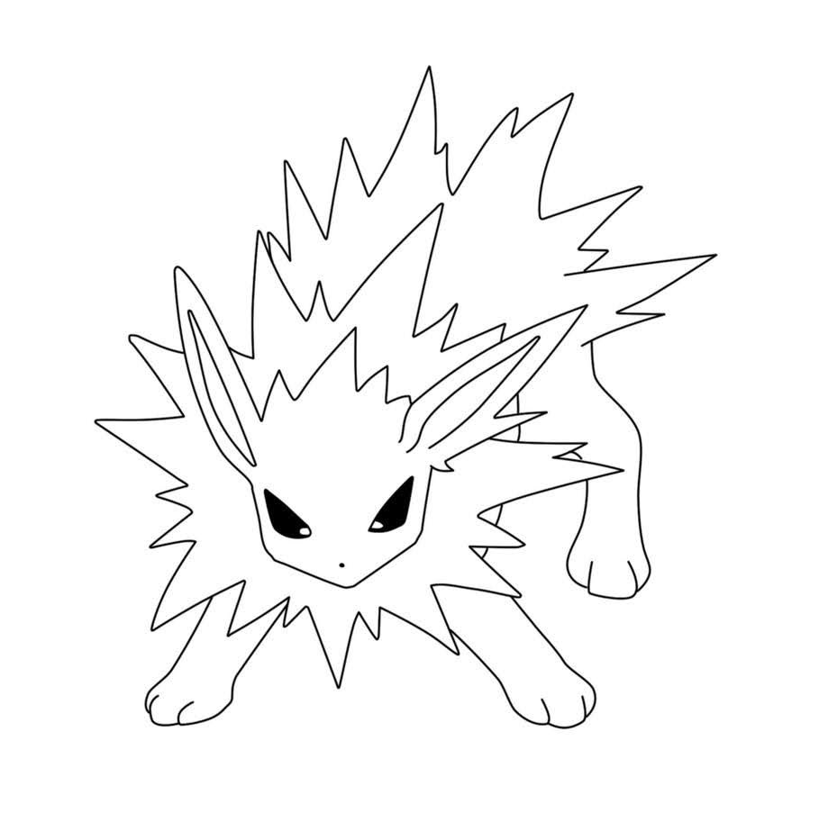 Free Printable Pokemon Jolteon Coloring Pages - Free Pokemon ...