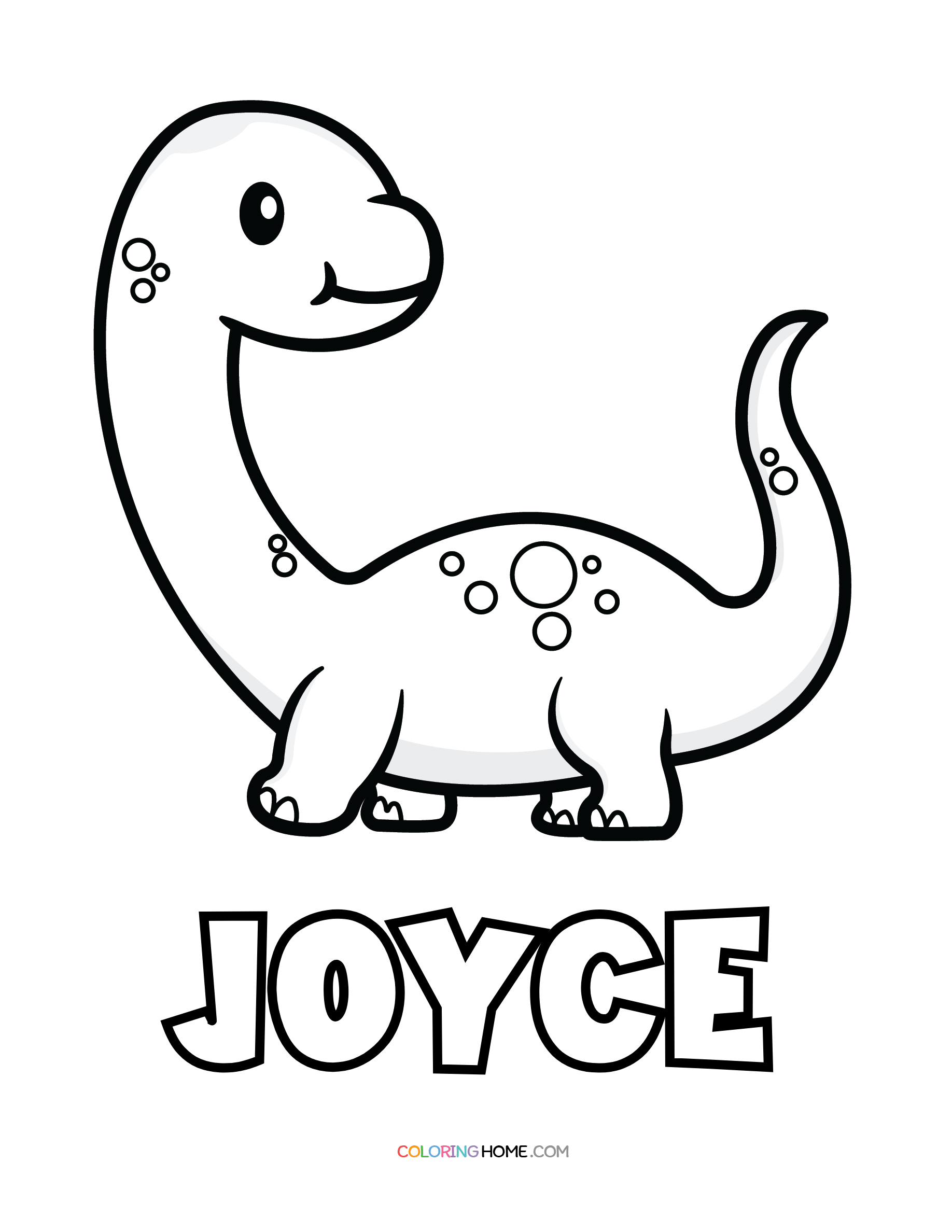 Joyce Name Coloring Pages - Coloring Nation