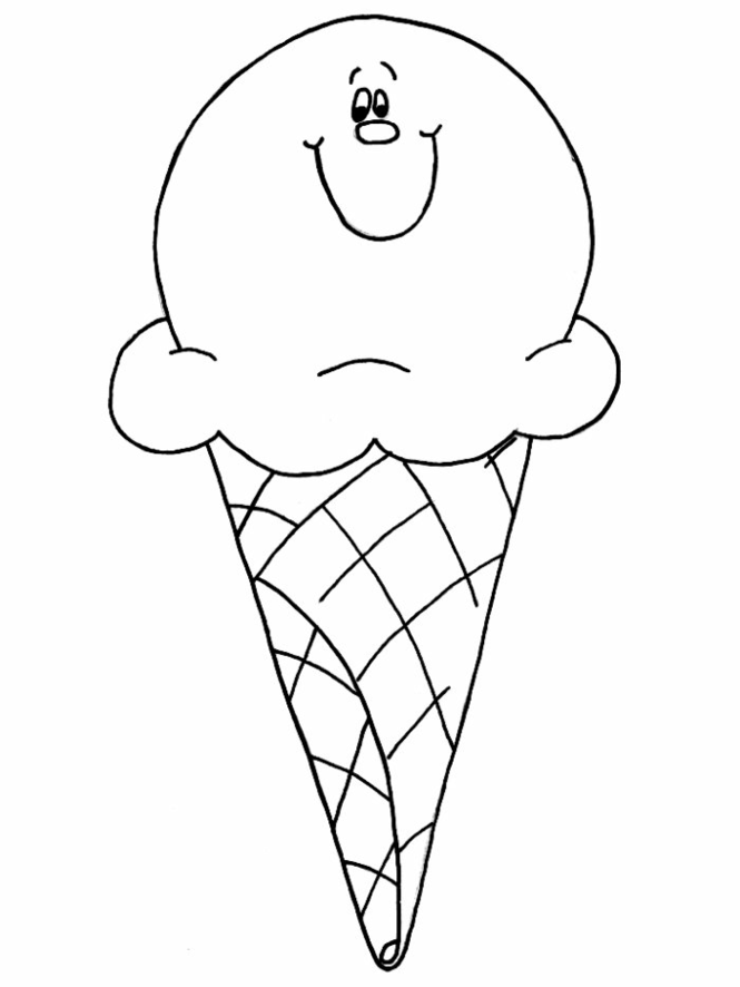 ice cream clip art black and white - Clip Art Library