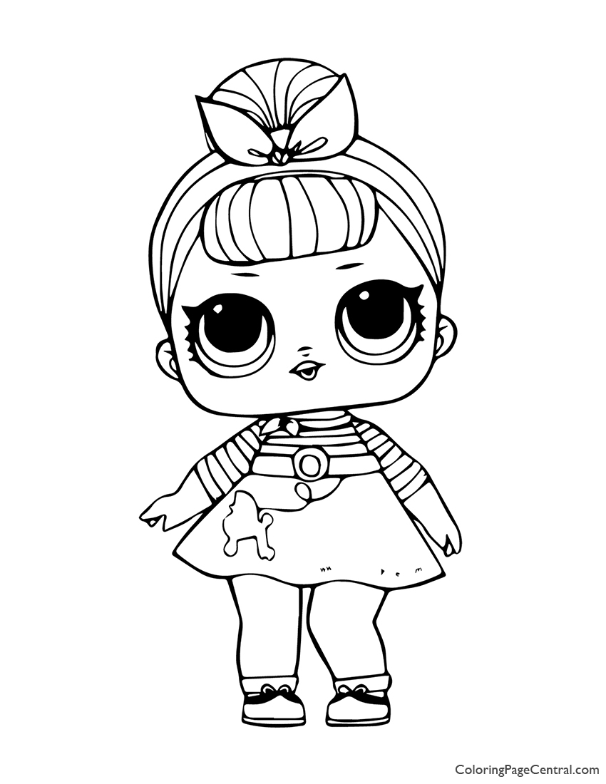 LOL Surprise Sis Swing 01 Coloring Page | Coloring Page Central