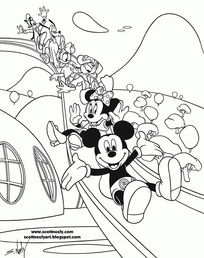 Mickey Mouse Clubhouse Coloring Pages ...