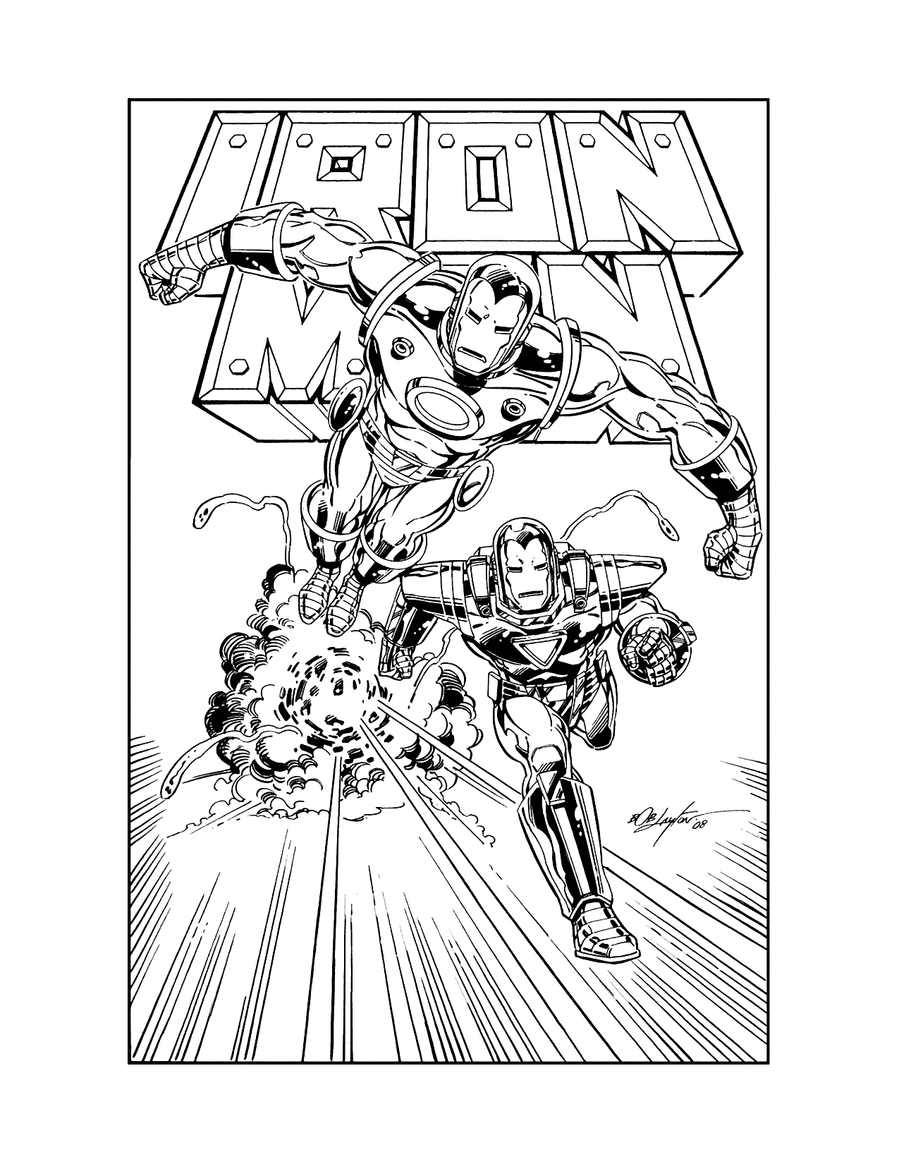 Iron Man Coloring Pages – Printable ...