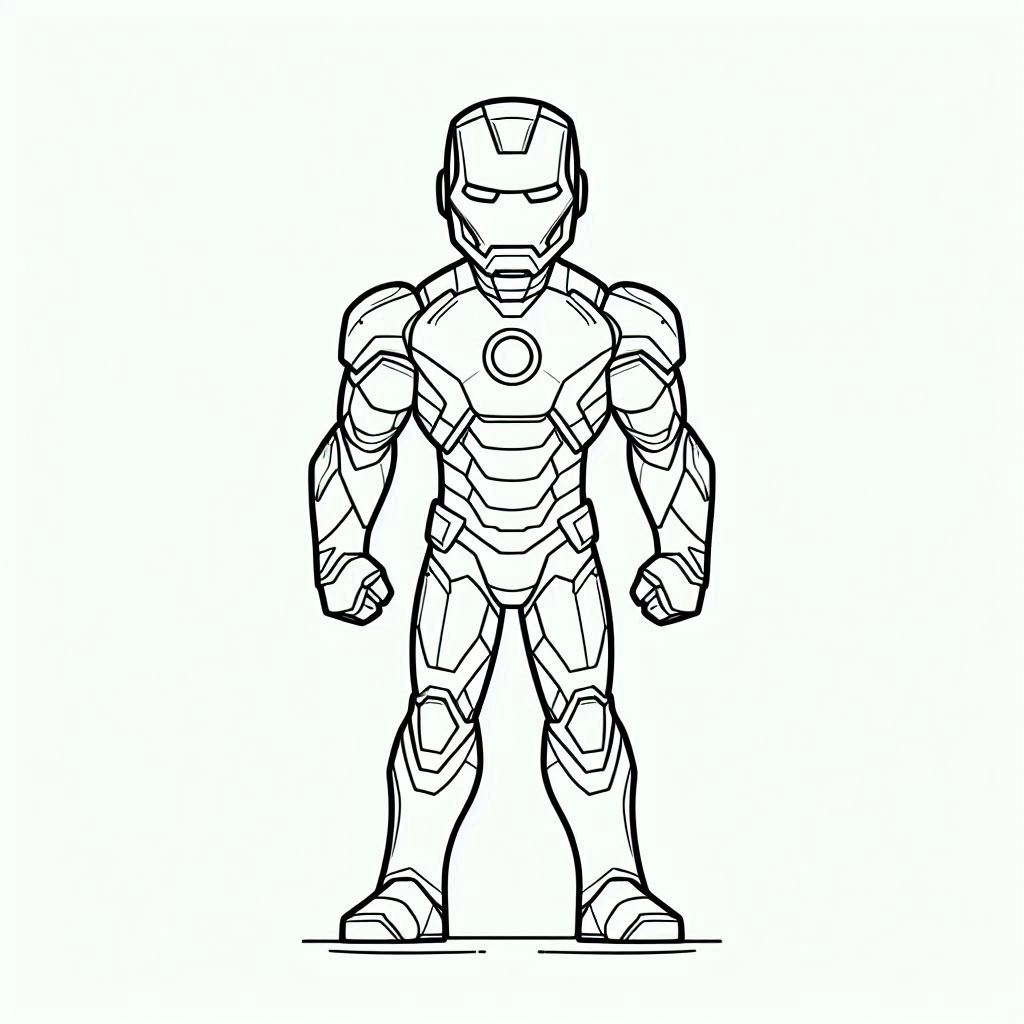 Iron Man Coloring Pages - ColoringDraft.com