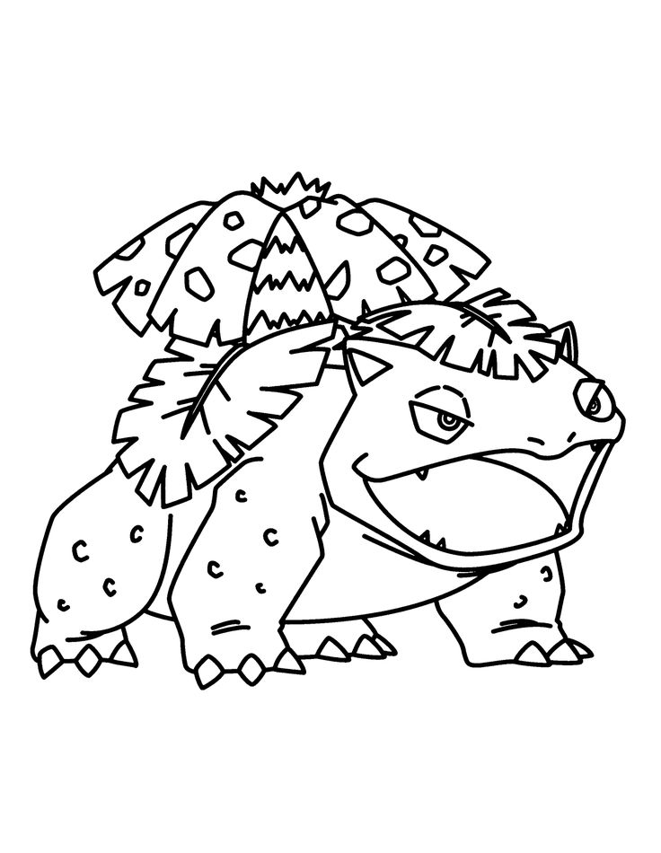 Venusaur Coloring Pages