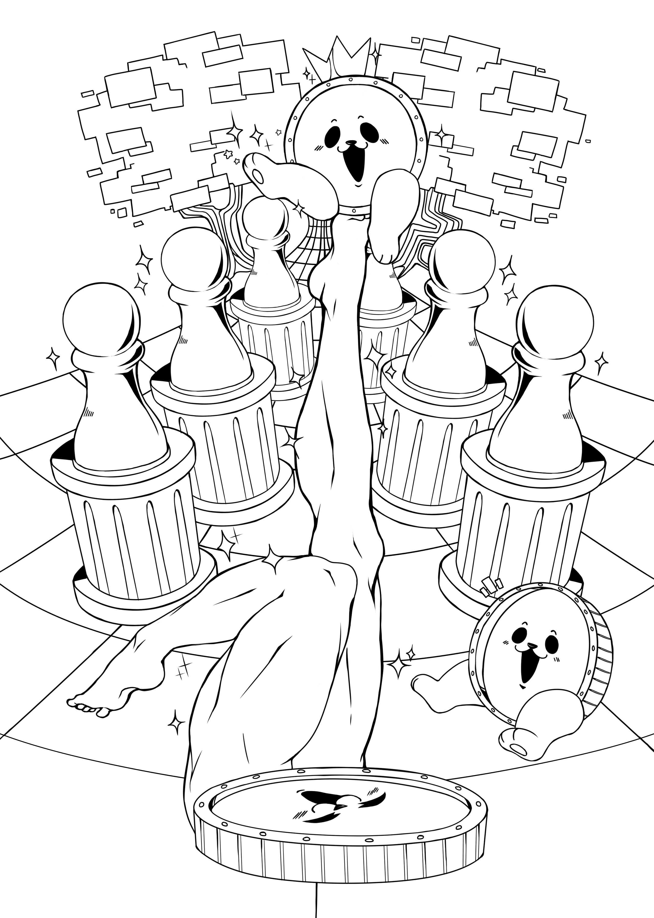 Color Cafe: Deltarune Coloring Book ...