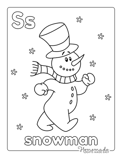 Free Printable Winter Coloring Pages ...
