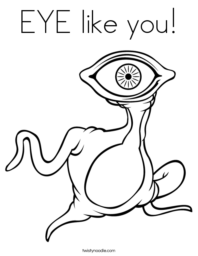 Eye Coloring Pages - GetColoringPages.com