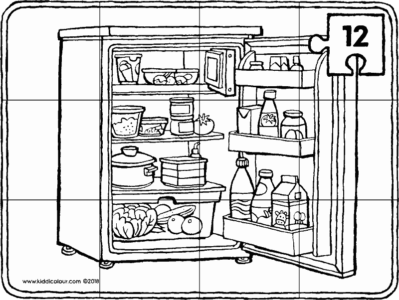 fridge puzzle - kiddicolour