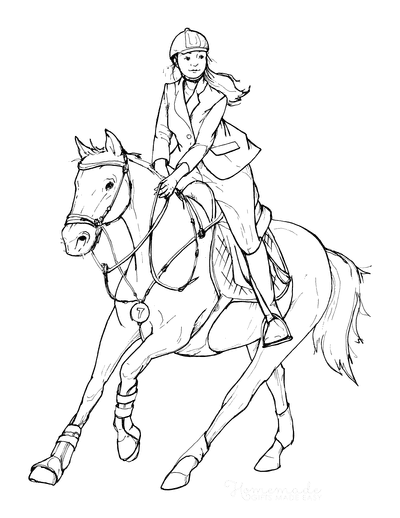 Best Horse Coloring Pages for Kids & Adults | Free Printables