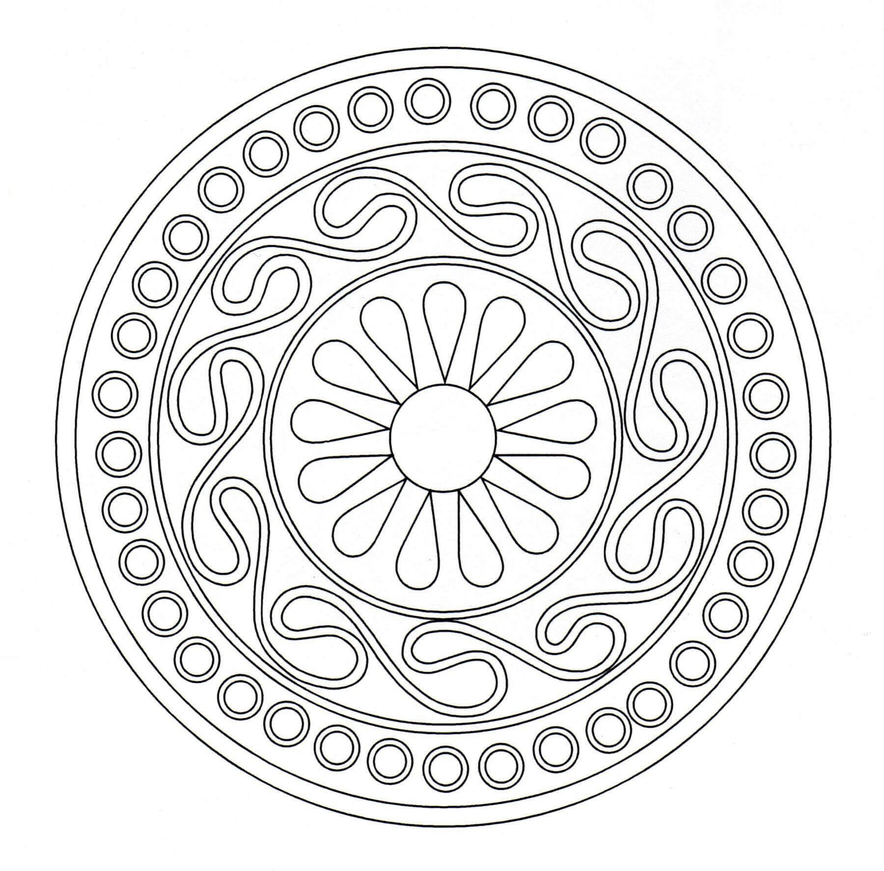 Celtic Mandala 20 - Simple Mandalas - 100% Mandalas Zen & Anti-stress