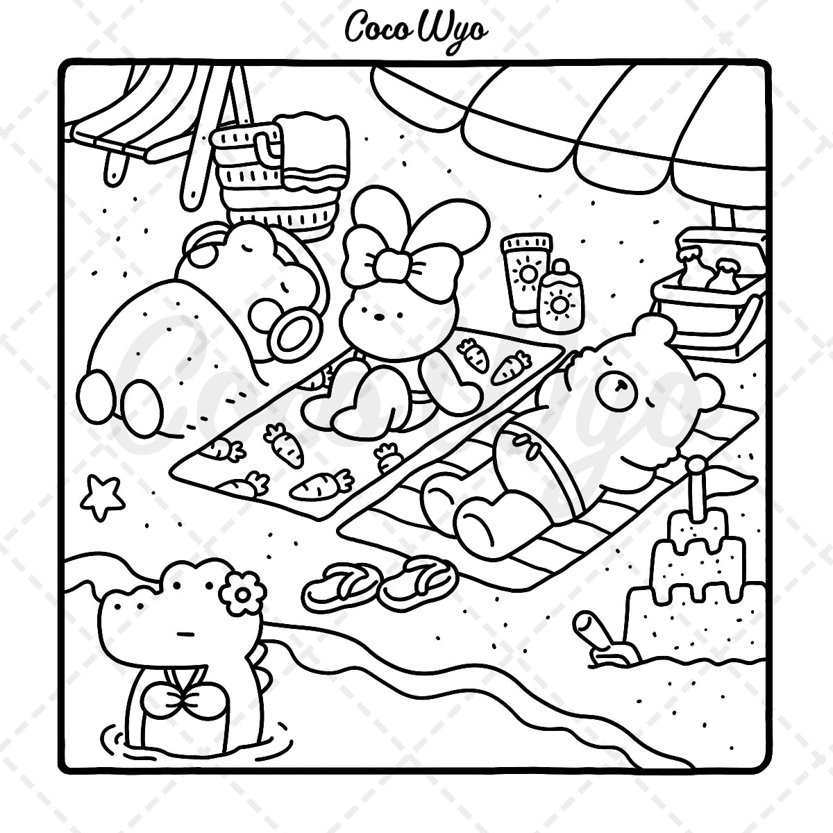 cute and cosy colouring book ...