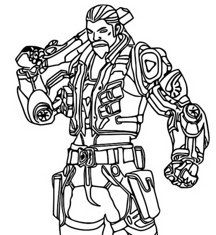 Art Therapy coloring page Valorant : Breach 5