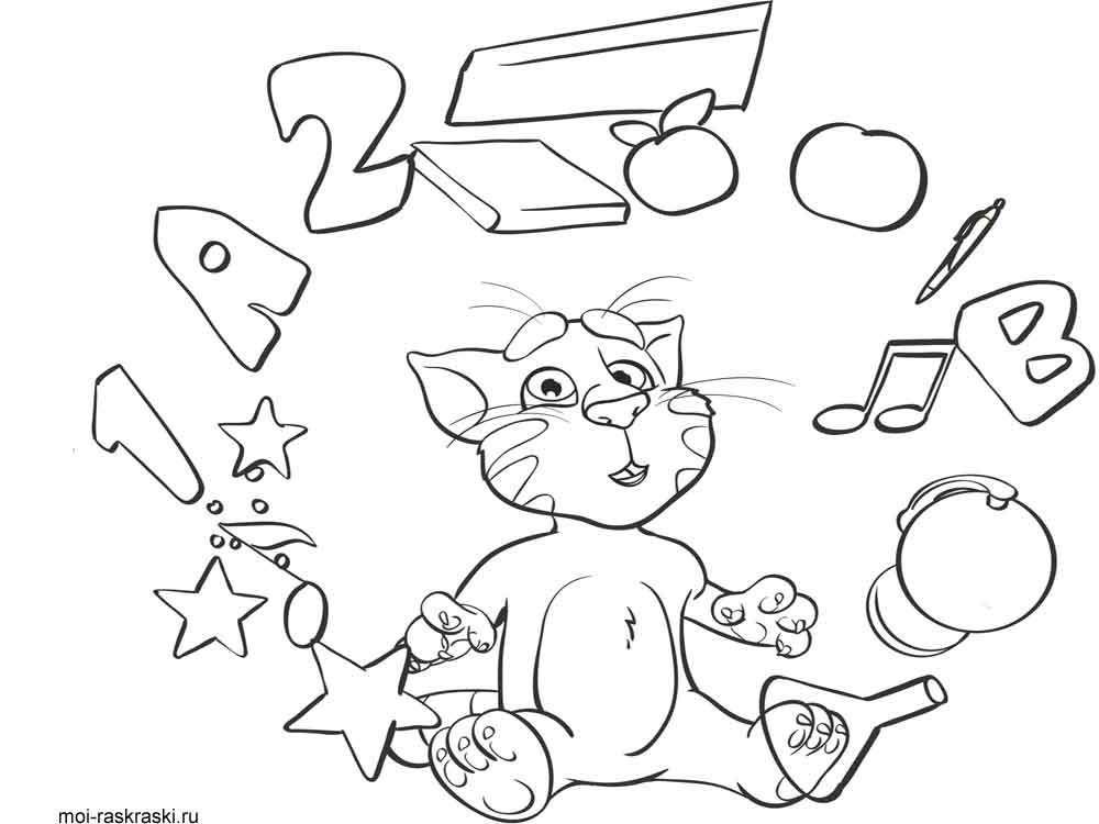 Talking tom Coloring Pages - Free Printable Coloring Pages at  ColoringOnly.com