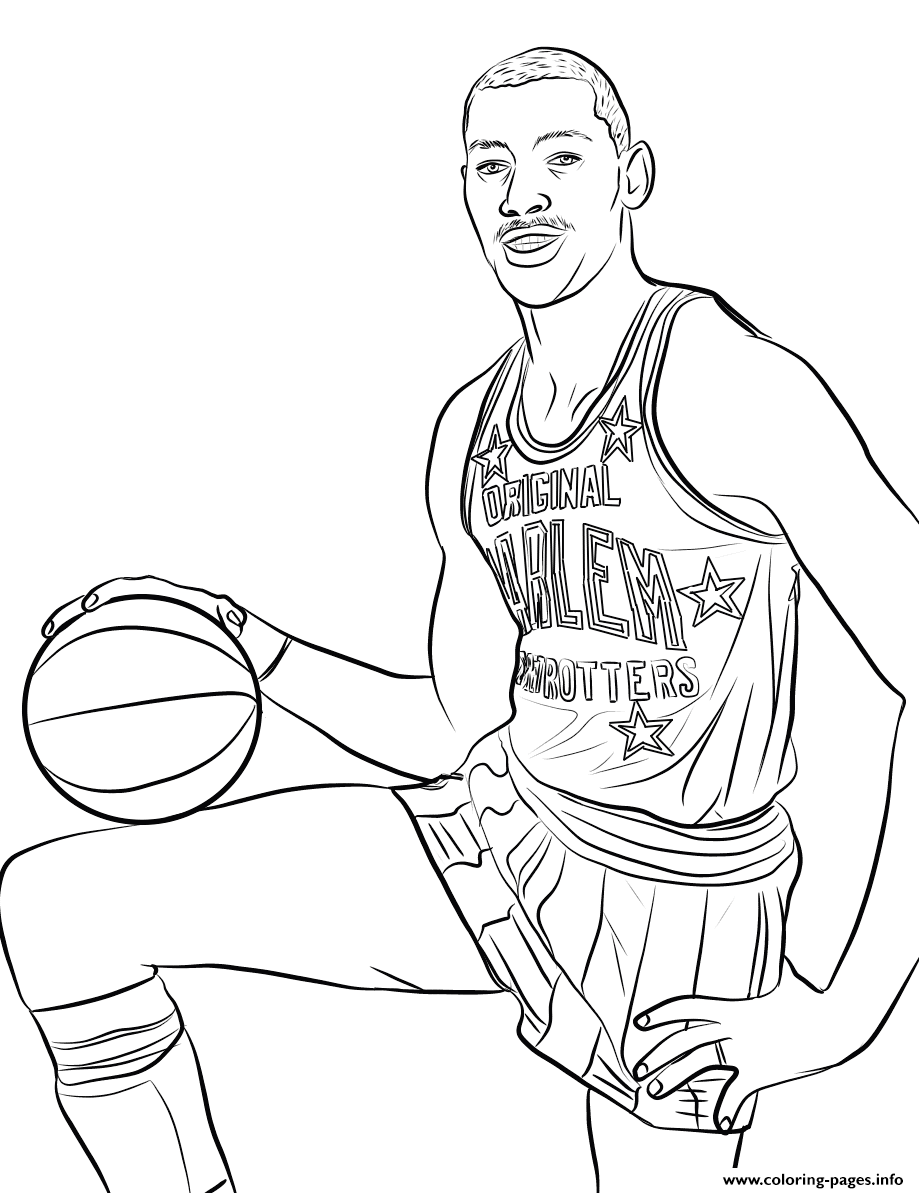 Wilt Chamberlain Coloring Pages Printable