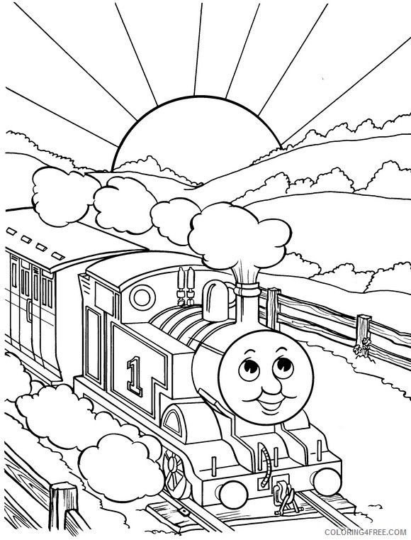 thomas and friends coloring pages sunrise Coloring4free ...