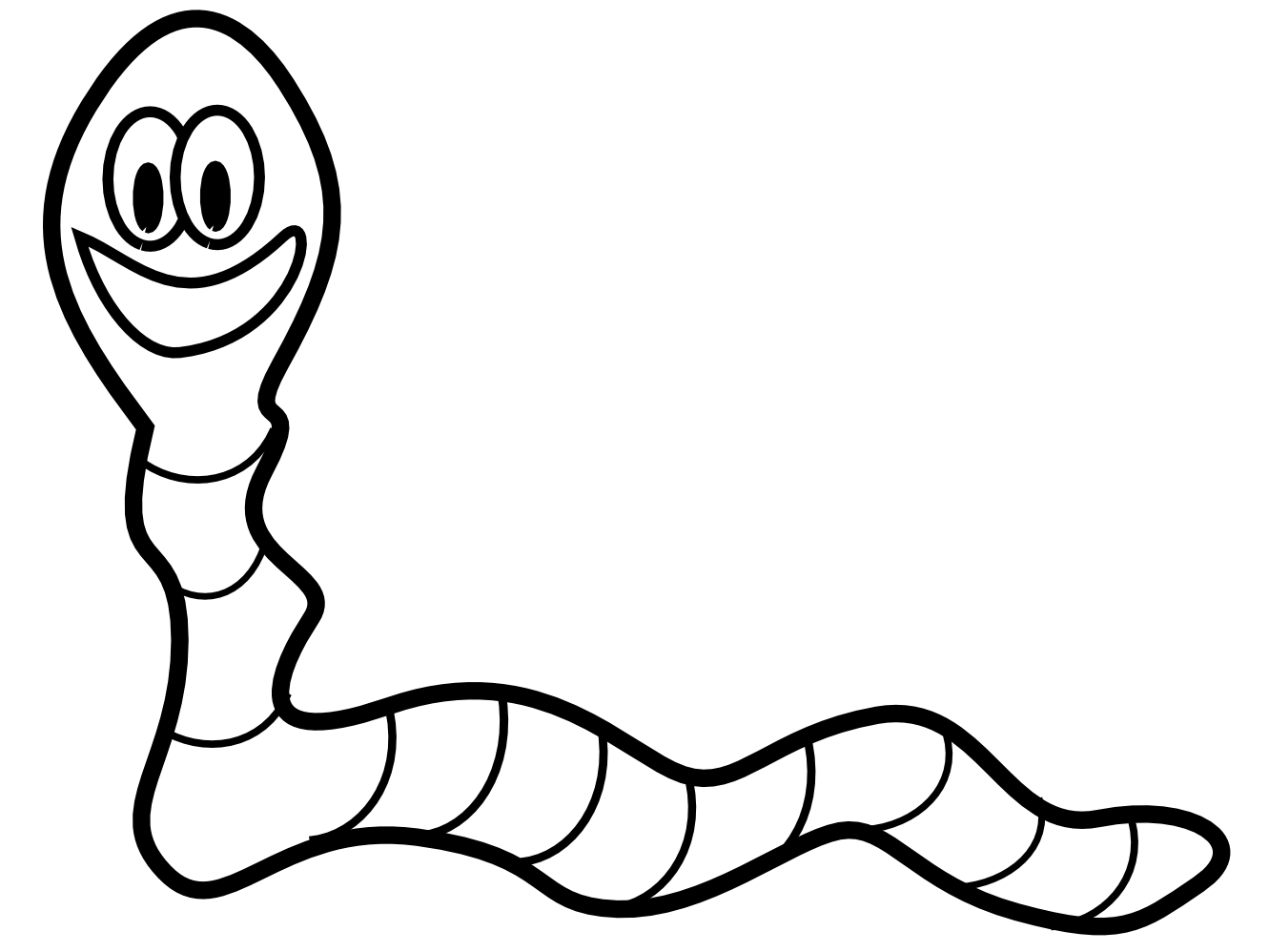 inchworm coloring page - Clip Art Library