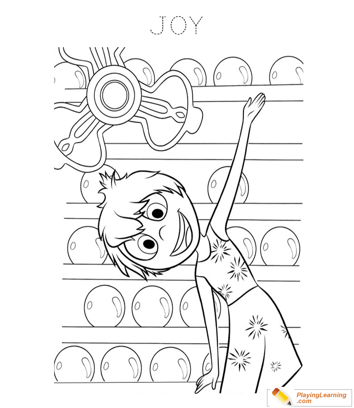 Inside Out Movie Coloring Page 02 | Free Inside Out Movie Coloring Page