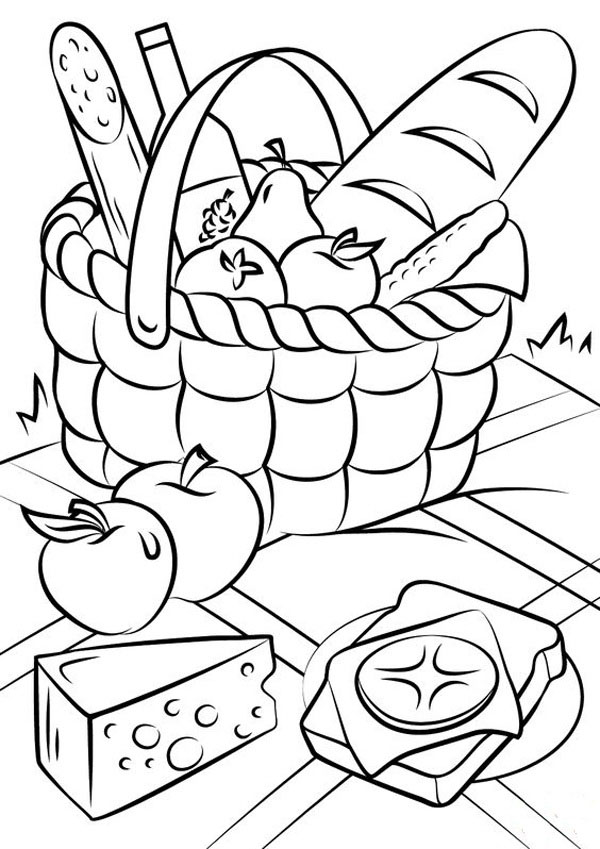 15 Best Food Coloring Pages That Can Entertain Your Kids