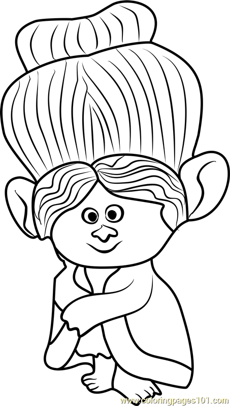 Grandma Rosiepuff from Trolls Coloring Page for Kids - Free Trolls  Printable Coloring Pages Online for Kids - ColoringPages101.com | Coloring  Pages for Kids