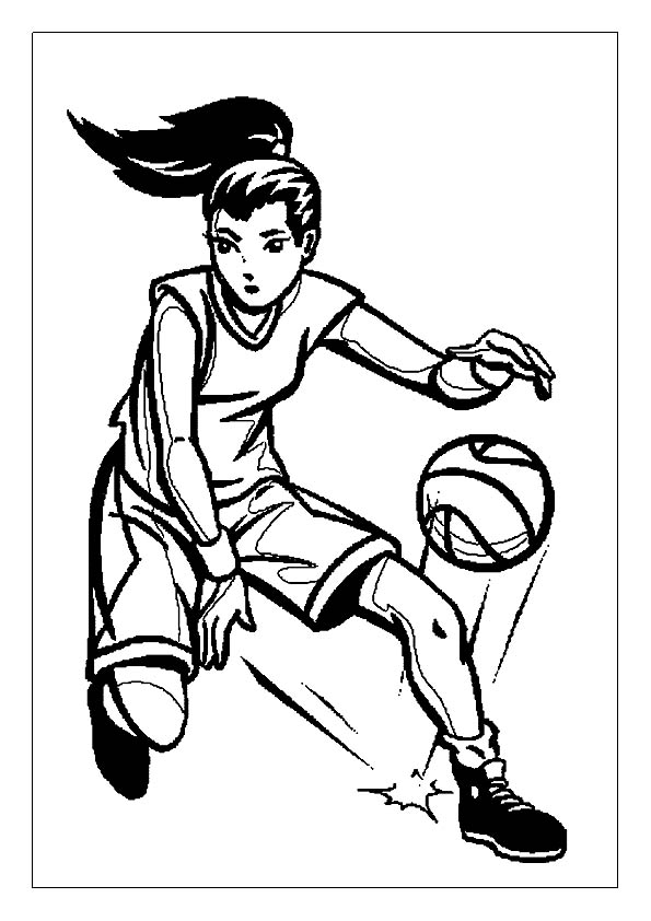 Basketball coloring pages, free printable coloring sheets for kids