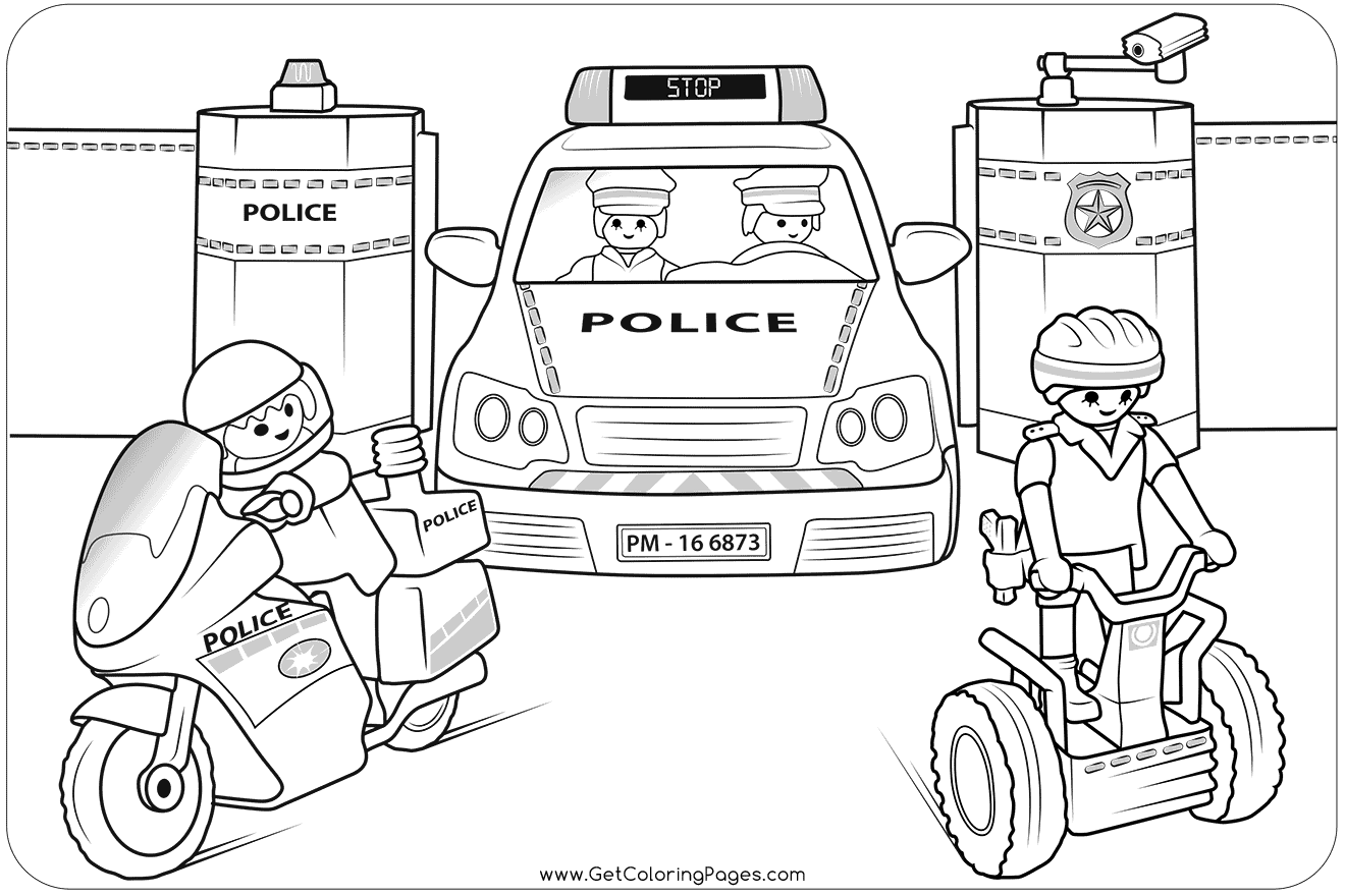 Playmobil Coloring Pages - Coloring Nation