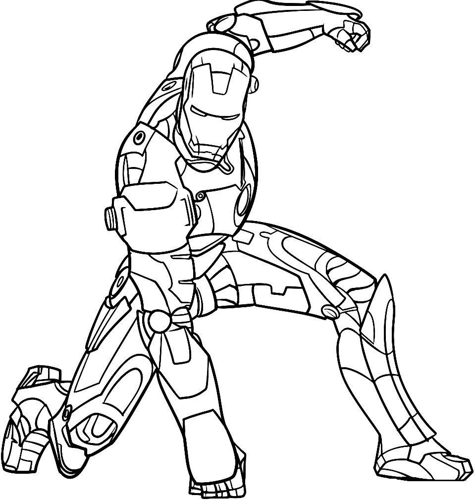 Iron man Coloring Pages - Coloring Pages For Kids And Adults