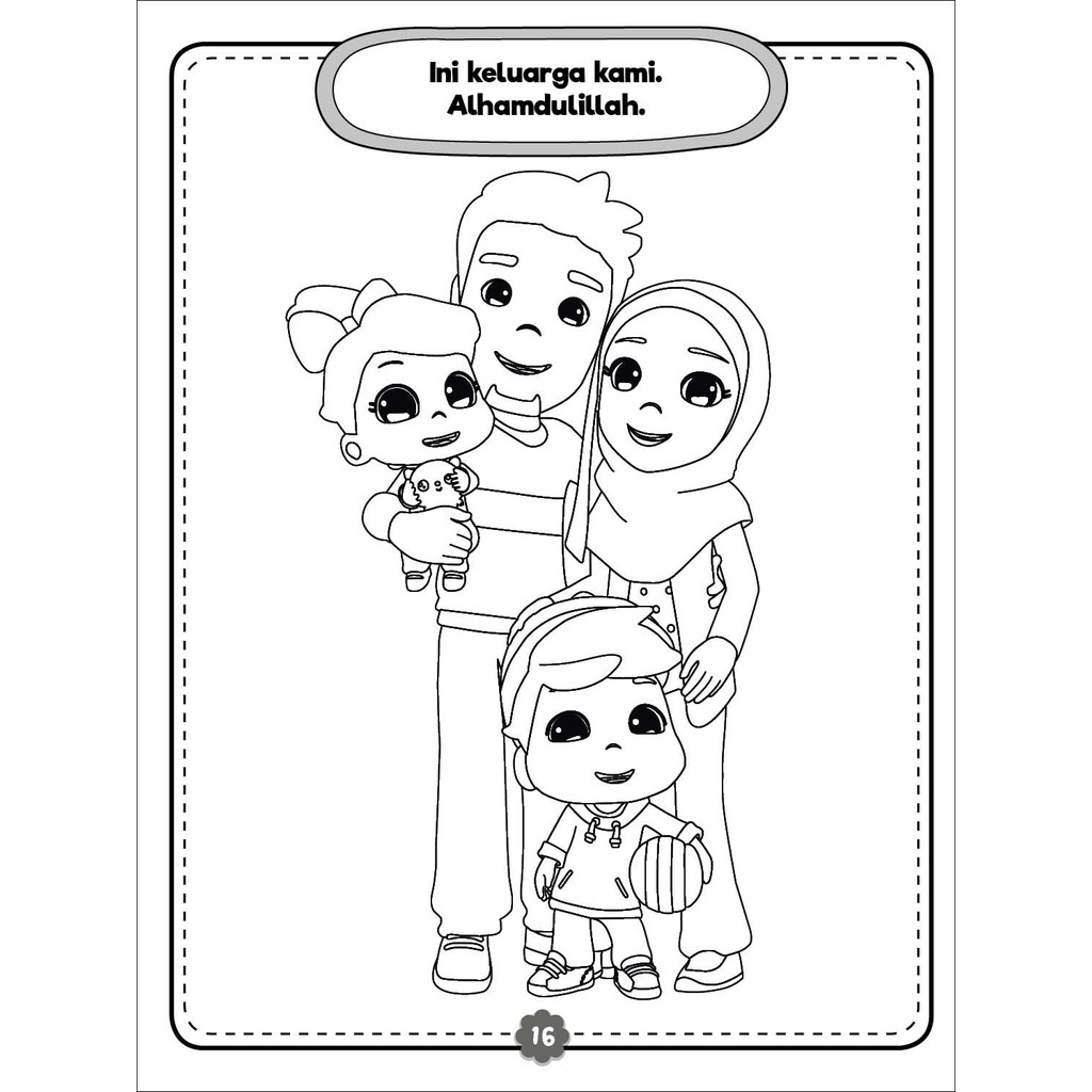 Children's Book] Omar & Hana Coloring Book | Shopee Singapore