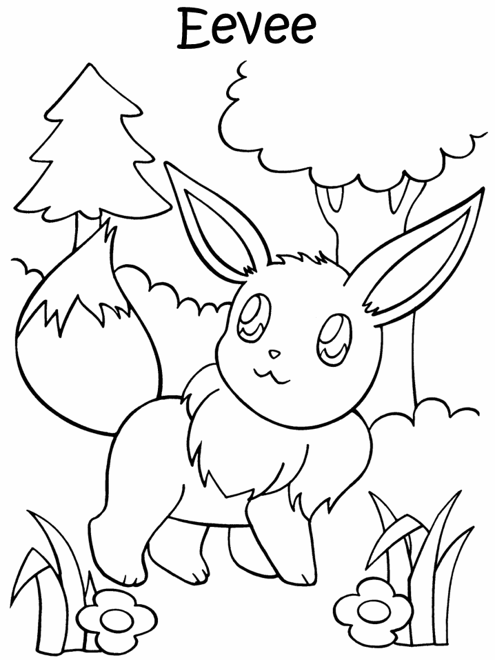 pokemon color page - High Quality Coloring Pages