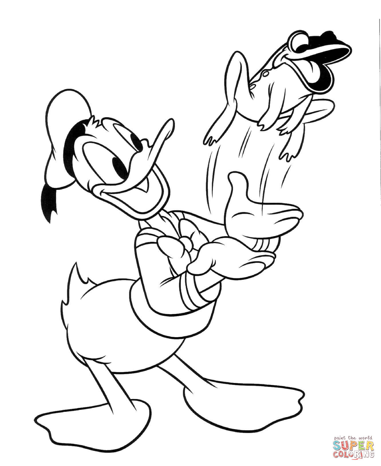 Donald Duck coloring pages | Free Coloring Pages
