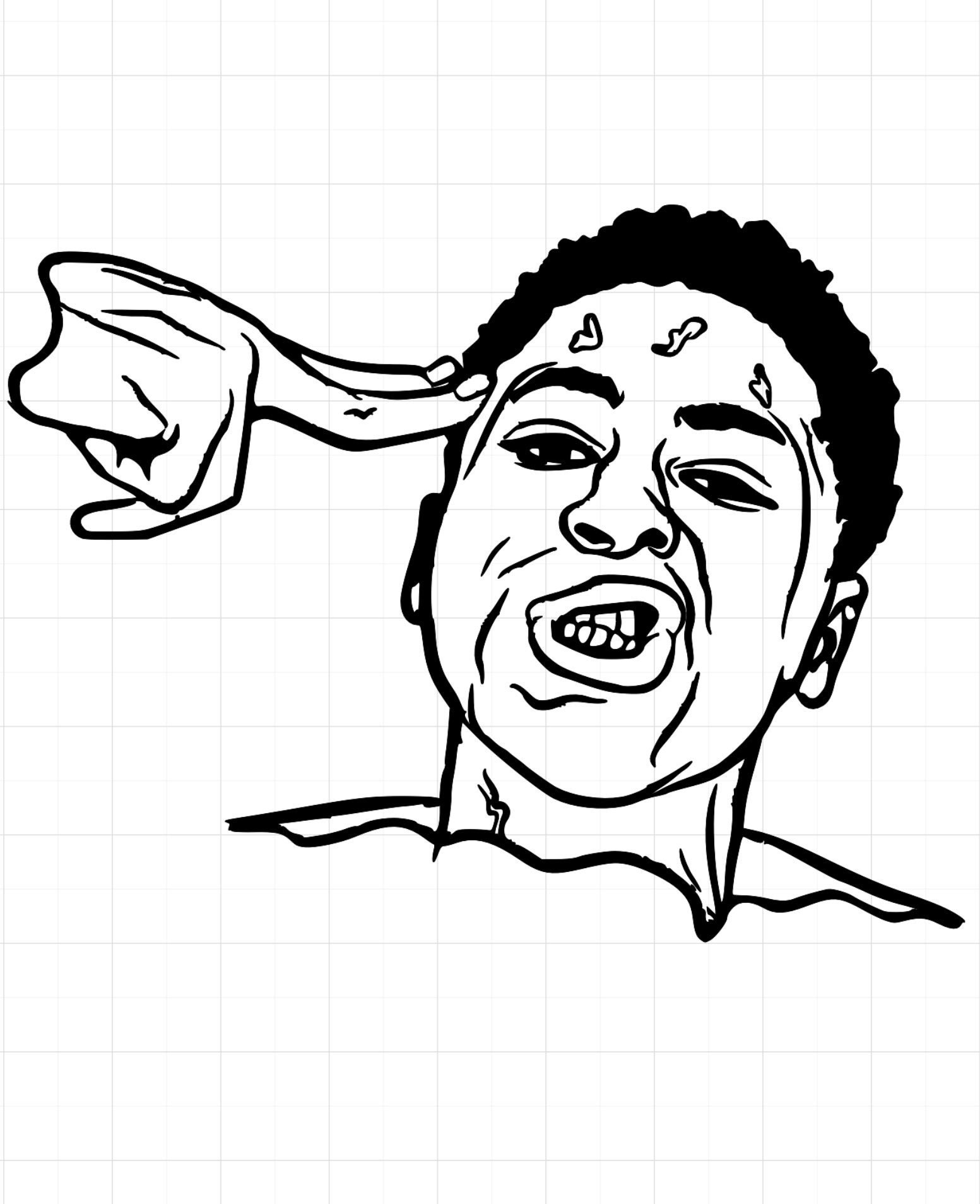 NBA Youngboy Vinyl Decal Rapper Sticker - Etsy